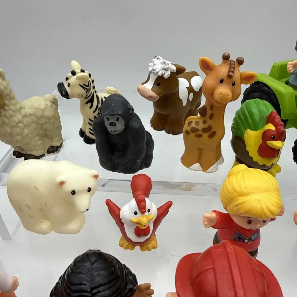 Vintage Little People Figures , Animals, Birds & Tractor Lot Of 26 - Some Rare